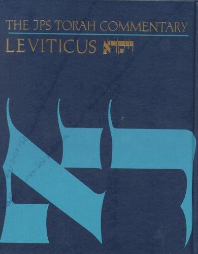 The JPS Torah Commentary: Leviticus Levine Hardback John Wiley & Sons