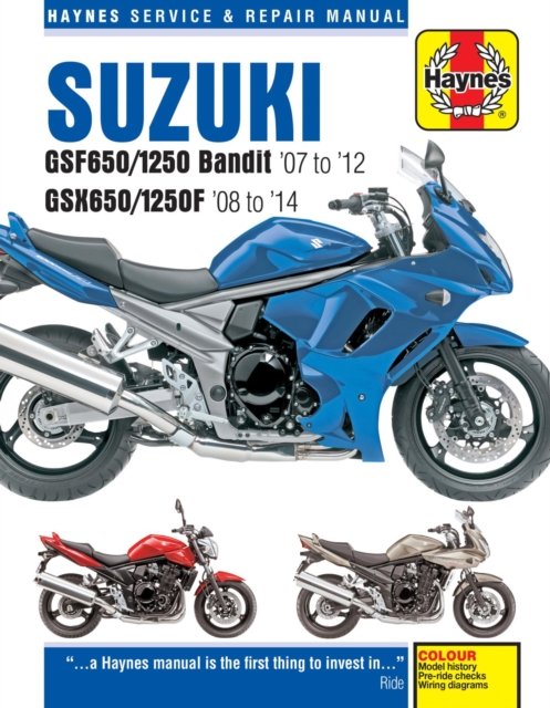 Suzuki GSF650/1250 Bandit & GSX650/1250F (07–14) Haynes Repair Manual Mather