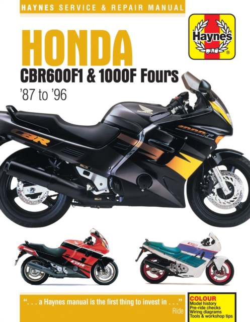 Honda CBR600F1 (87 –96) Haynes Paperback Haynes 2B – Superbike Manuals