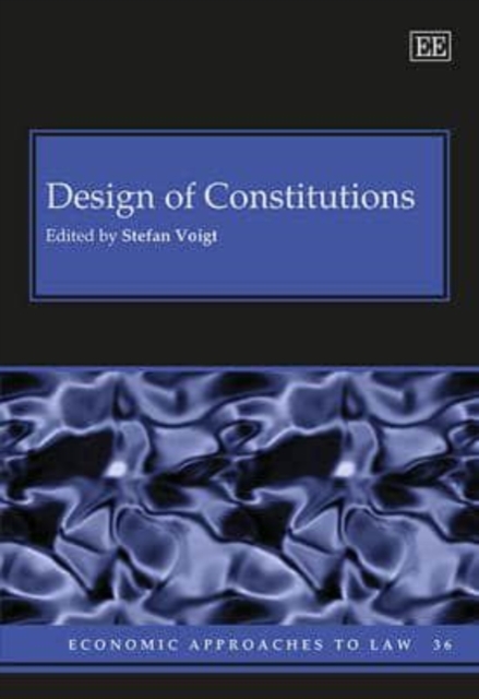 Design of Constitutions Voigt Hardback Edward Elgar 9780857937902