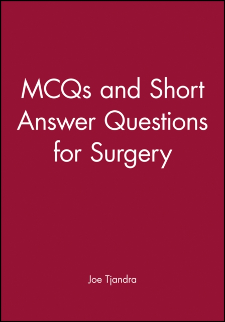 MCQs and Short Answer Questions for Surgery Tjandra Paperback Wiley–Blackwell