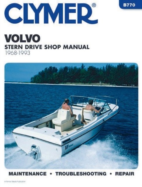 Volvo Penta Stern Drive Diesel & Gasoline (1968–1993) Service Repair Manual
