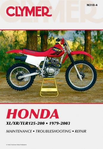 Clymer Honda Xl/Xr/Tlr125–200 1979–2003 Haynes Paperback 9780892878635