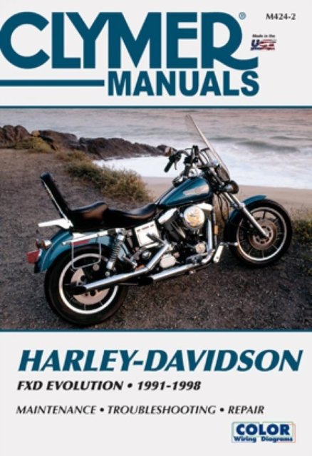 Harley–Davidson FXD Evolution Motorcycle (1991–1998) Clymer Repair Manual Haynes