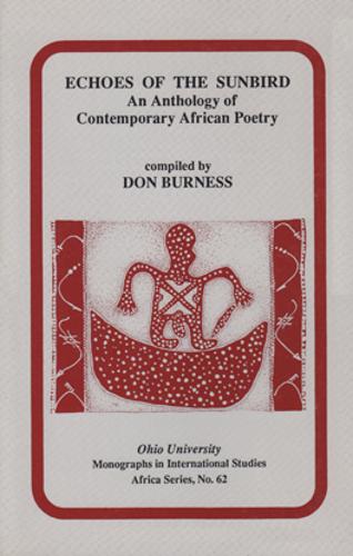 Echoes of the Sunbird – An Anthology of Contemporary African Poetry Burness