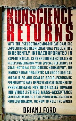 Nonscience Returns Ford Hardback John Wiley & Sons 9780993400254