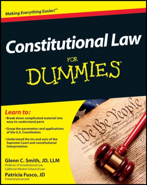 Constitutional Law For Dummies Smith Fusco Paperback John Wiley & Sons