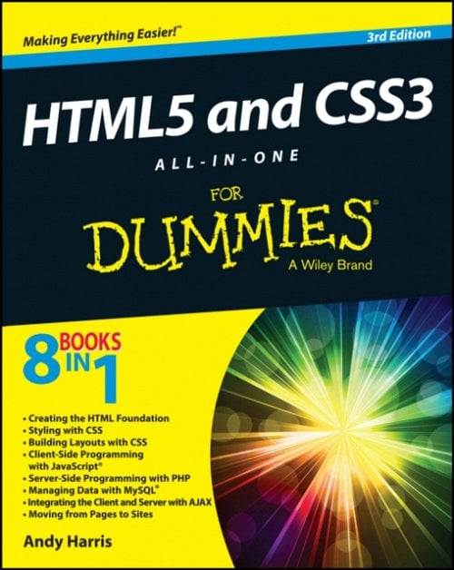 HTML5 and CSS3 All–in–One For Dummies 3e Harris Paperback John Wiley & Sons