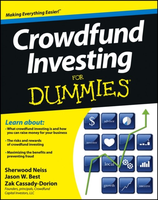 Crowdfund Investing For Dummies Neiss Paperback John Wiley & Sons 9781118449691