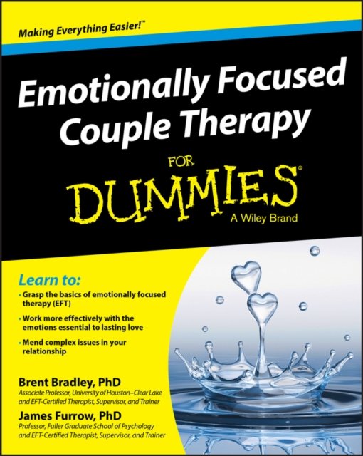 Emotionally Focused Couples Therapy For Dummies Bradley Paperback 9781118512319