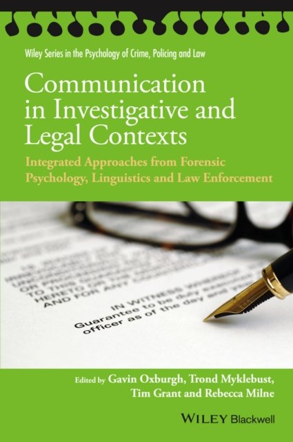 Communication in Investigative and Legal Contexts – Integrated Approaches from …