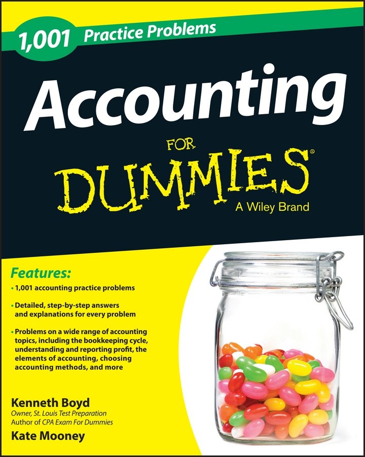 Accounting: 1,001 Practice Problems For Dummies Boyd Paperback John Wiley & Sons