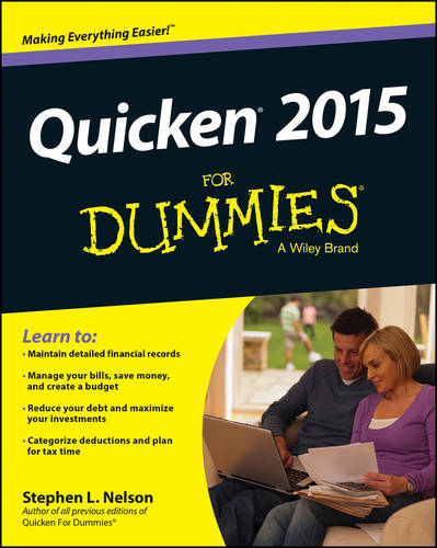 Quicken 2015 For Dummies Nelson Paperback John Wiley & Sons 9781118920138