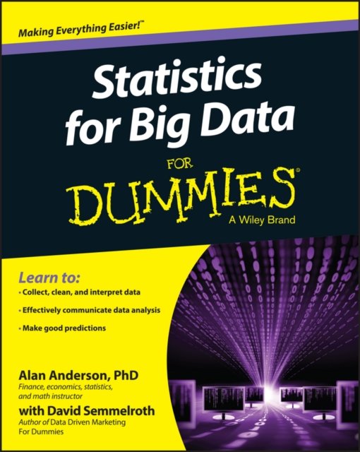 Statistics For Big Data For Dummies Anderson Paperback John Wiley & Sons