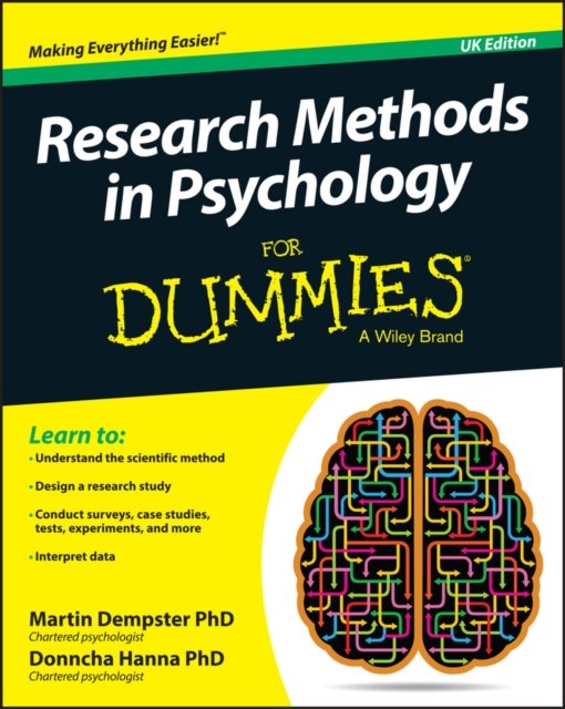 Research Methods in Psychology For Dummies Dempster Paperback John Wiley & Sons