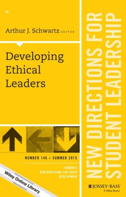Developing Ethical Leaders, SL 146 Schwartz Paperback Jossey Bass 9781119100447