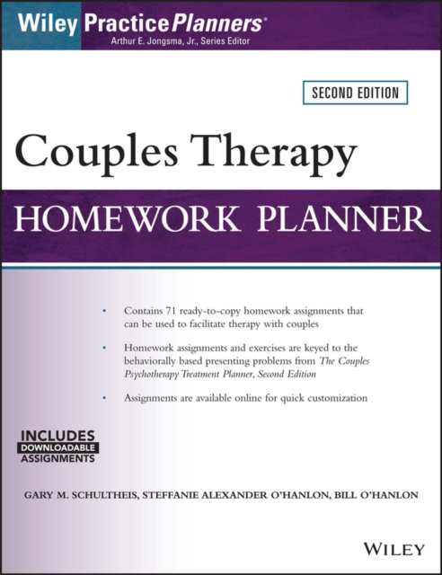 Couples Therapy Homework Planner 2e with Download Schultheis Paperback