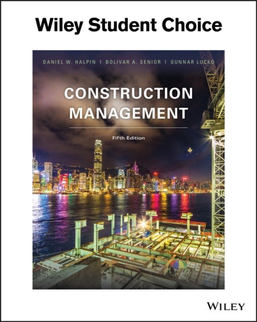 Construction Management Halpin Senior Lucko Paperback John Wiley & Sons