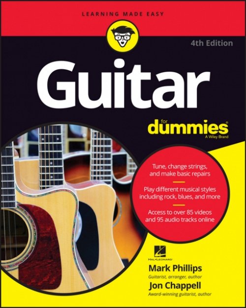 Guitar For Dummies, 4e Phillips Paperback John Wiley & Sons 9781119293354