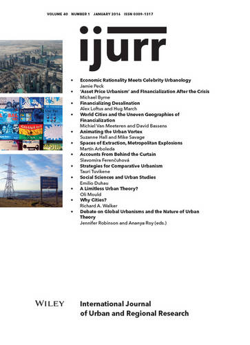 International Journal of Urban and Regional Research, Volume 40, Number 1 Gandy