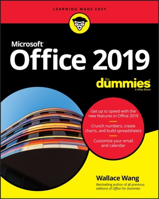 Office 2019 For Dummies Wang Paperback John Wiley & Sons 9781119513988