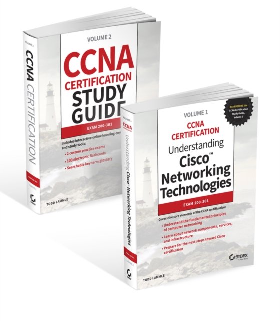 Cisco CCNA Certification 2–Volume Set – Exam 200–301 Lammle Paperback Sybex