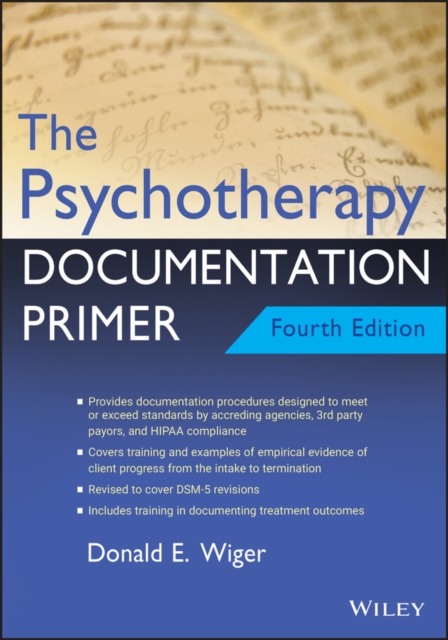 The Psychotherapy Documentation Primer, 4th Edition Wiger Paperback