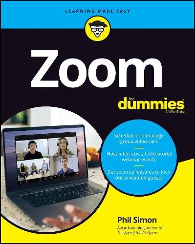 Zoom For Dummies Simon Paperback John Wiley & Sons 9781119742142