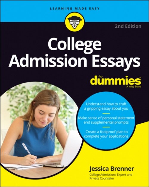 College Admission Essays For Dummies, 2nd Edition Brenner Paperback