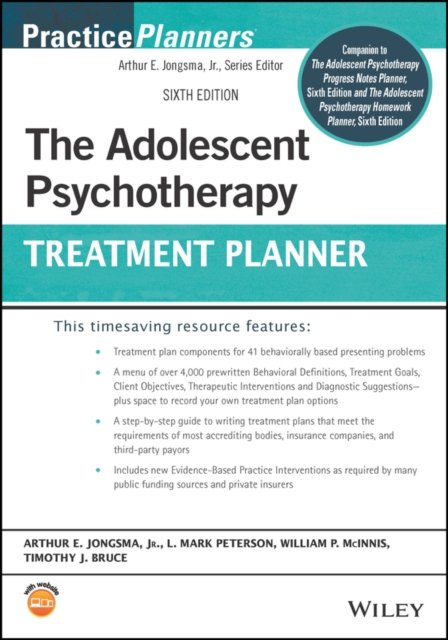 The Adolescent Psychotherapy Treatment Planner, Sixth Edition Jongsma Paperback