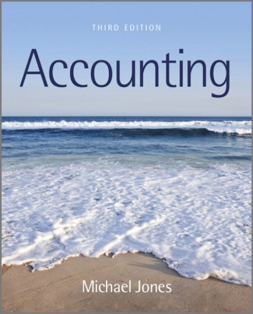 Accounting 3e Jones Paperback John Wiley & Sons 9781119977186