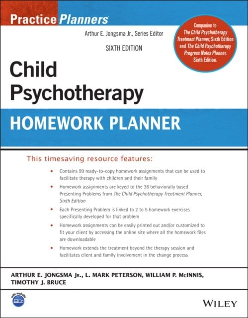 Child Psychotherapy Homework Planner, 6th Edition Jongsma Jr. Paperback