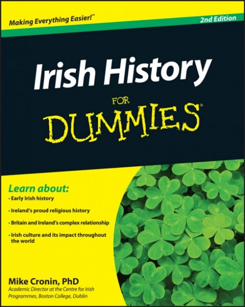Irish History For Dummies 2e Cronin Paperback John Wiley & Sons 9781119995876