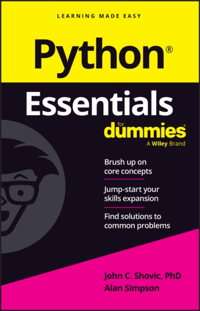 Python Essentials For Dummies The Experts at Paperback John Wiley & Sons