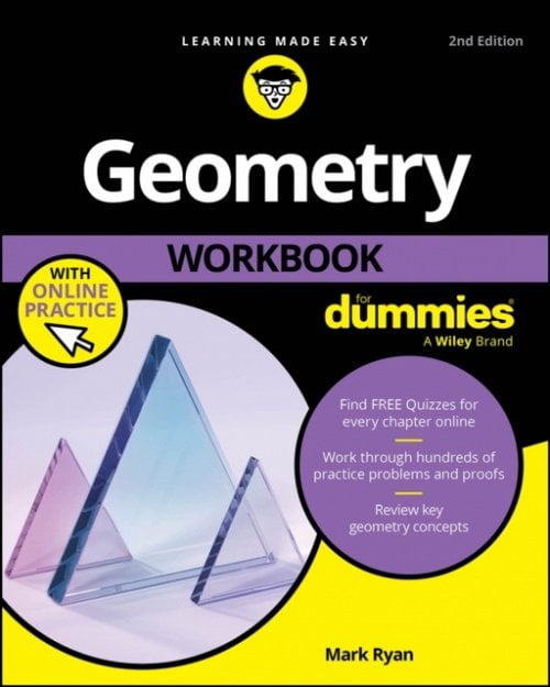 Geometry Workbook For Dummies, 2nd Edition Ryan Paperback John Wiley & Sons
