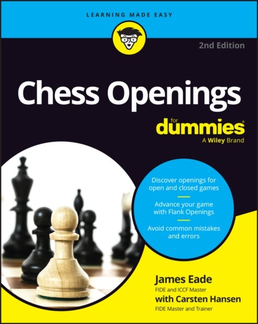Chess Openings For Dummies, 2nd Edition Eade Paperback John Wiley & Sons