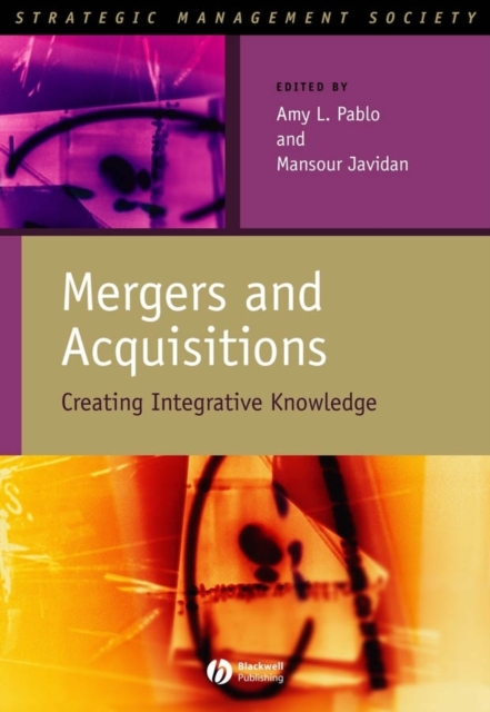 Mergers and Acquisitions – Creating Integrative Knowledge Pablo Hardback