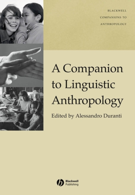 Companion to Linguistic Anthropology Duranti Paperback Wiley–Blackwell
