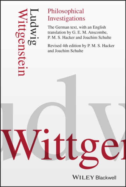 Philosophical Investigations 4e Wittgenstein Hardback Wiley–Blackwell
