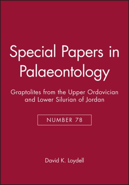 Special Papers in Palaeontology No 78 Loydell Paperback Wiley–Blackwell