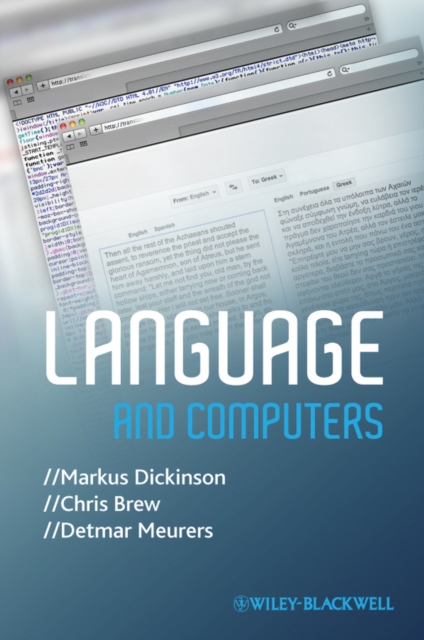 Language and Computers Dickinson Hardback Wiley–Blackwell 9781405183062