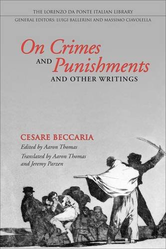 On Crimes and Punishments and Other Writings Beccaria Parzen Thomas Paperback