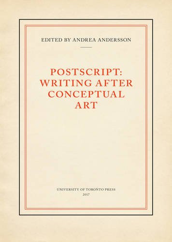 Postscript – Writing After Conceptual Art Andersson Hardback 9781442649842