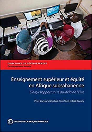 Enseignement Supérieur et Équité en Afrique Subs – Elargir l`opportunité au–del…