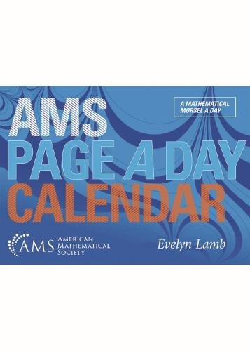 AMS Page a Day Calendar Lamb Paperback MP–AMM American Mathematical