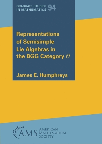 Representations of Semisimple Lie Algebras in the BGG Category O Humphreys