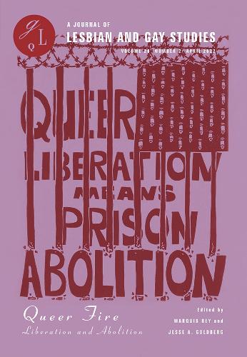 Queer Fire – Liberation and Abolition Bey Goldberg Paperback John Wiley & Sons