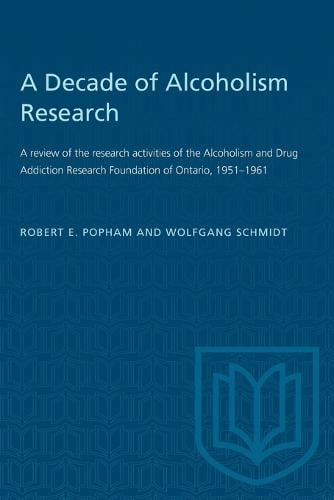 A Decade of Alcoholism Research – A review of the research activities of the Al…