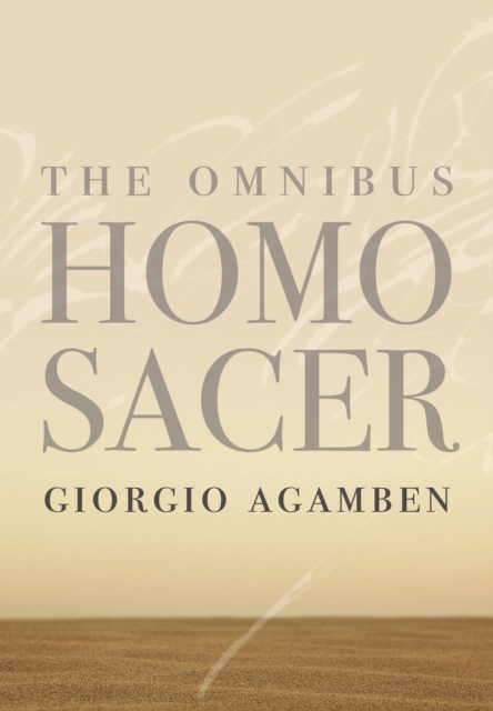 The Omnibus Homo Sacer Agamben Hardback MK – Stanford University Press