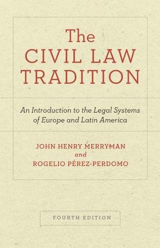 The Civil Law Tradition – An Introduction to the Legal Systems of Europe and La…